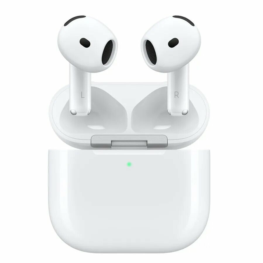 Наушники беспроводные с микрофоном Airpods 4 Bluetooth White — фото 1