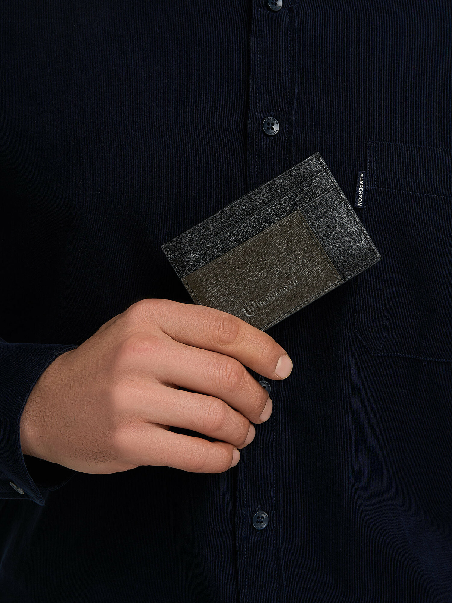 Визитница HENDERSON, серый — фото 1