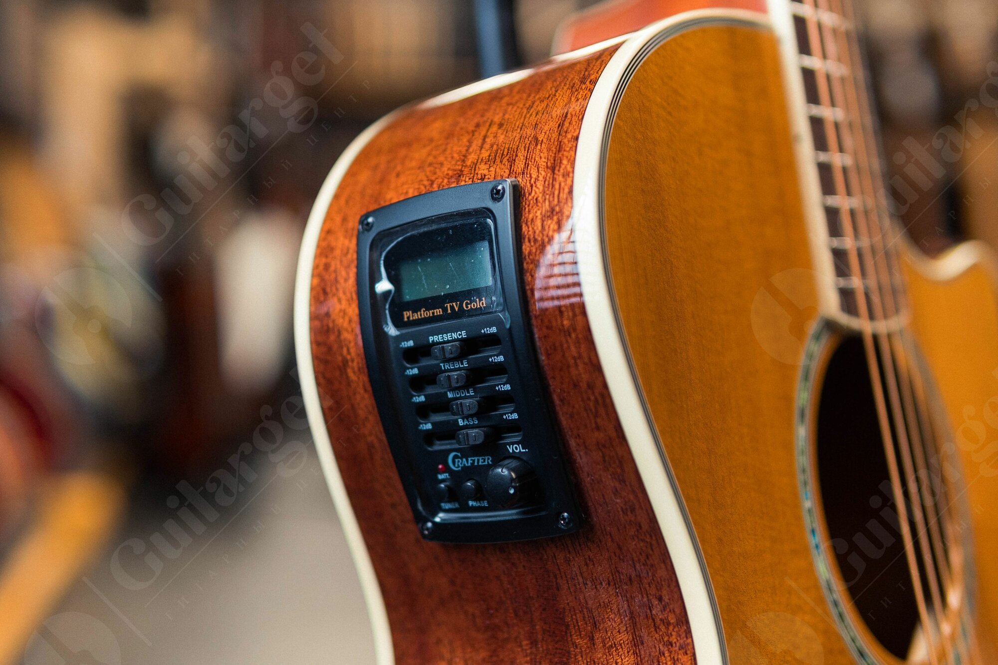 Электроакустическая гитара Crafter GAE-8/NC VVS с чехлом — фото 1