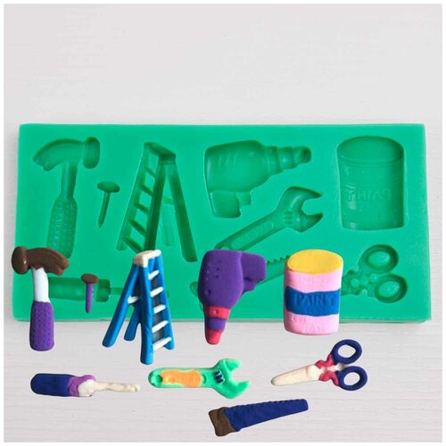Силиконовый молд Строительные инструменты