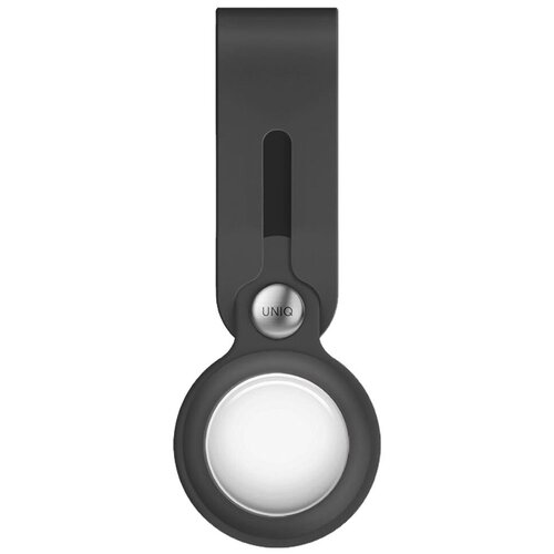 Чехол Uniq Vencer для Apple AirTag, темно-серый чехол подвеска uniq vencer silicone loop case для airtag темно серый