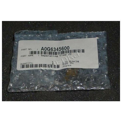 Konica Minolta A0G6345600 палец отделения барабана (A0G6345600) (оригинал) смазывающая пластина барабана для konica minolta bizhub pro c500 cet