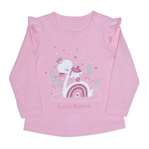 фото Лонгслив для девочки, цвет розовый, рост 98 см luneva