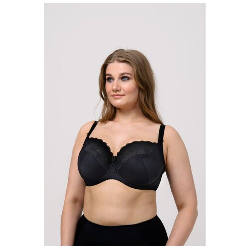 Бюстгальтер мягкая чашка Lengy 10126 H размер 75H черный чёрный 1066₽