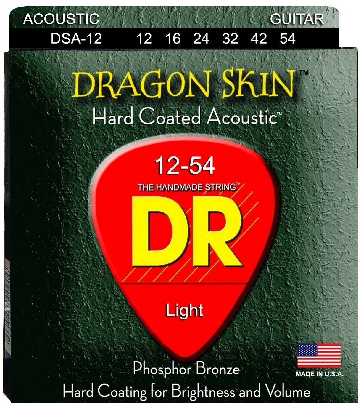 DR DSA 12 Струны для акустической гитары
