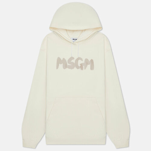 Толстовка MSGM, силуэт прямой, размер L, бежевый