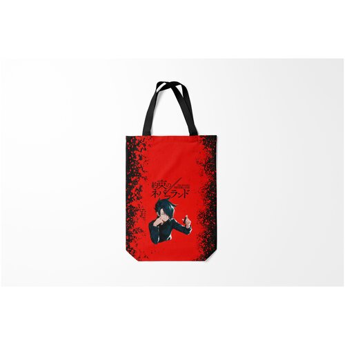 фото Сумка-шоппер / 31х42 см / аниме / обещанный неверленд обещанная страна грез рэй z burnettie