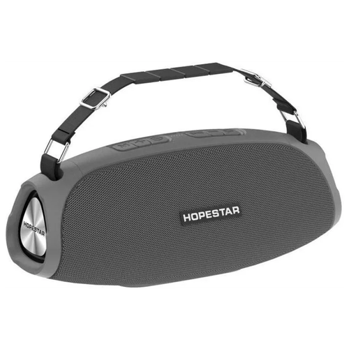 Колонка портативная KUPLACE / Портативная акустическая bluetooth караоке колонка HopeStar H43 / Беспроводная блютус колонка Хопстар H43, серый