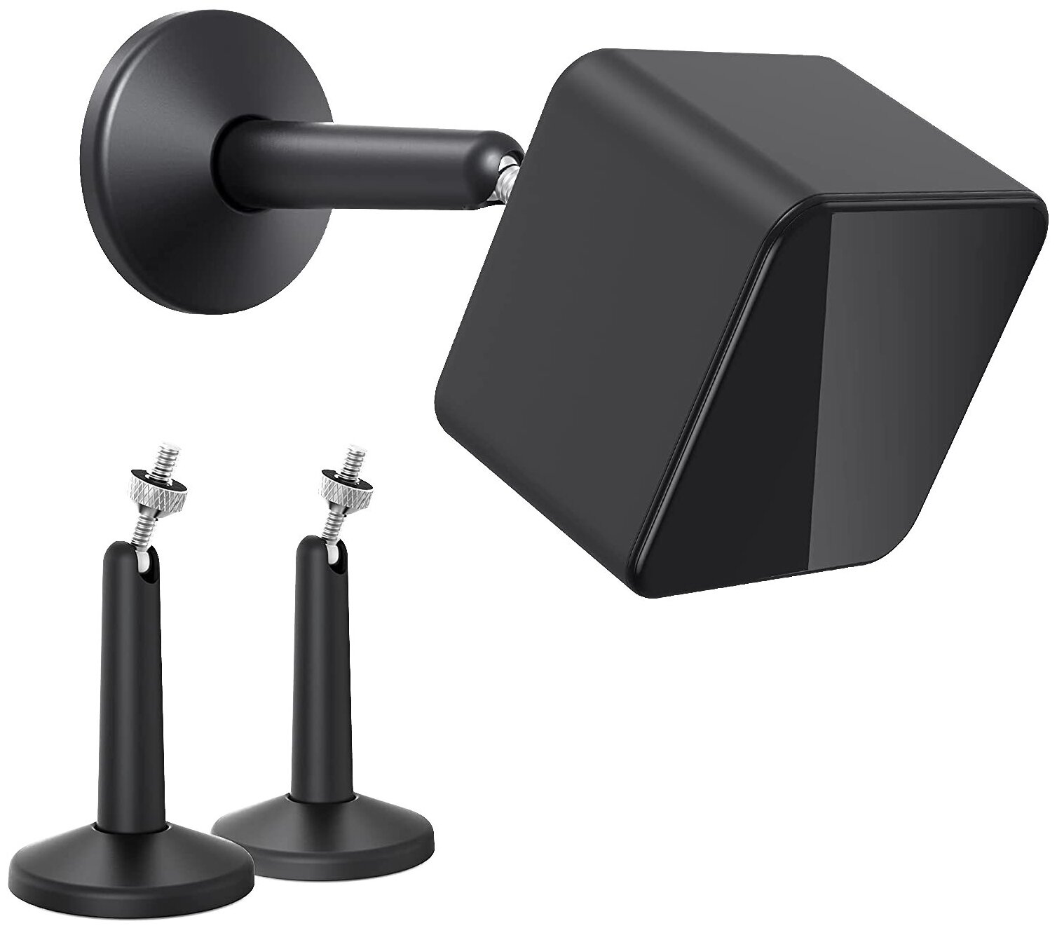 Кронейны для камер видеонаблюдения / металлические настенные крепления для базовых станций Steam VR 20 черные (2 )