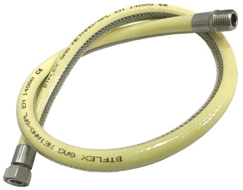 Сильфонная подводка для газа Idrosapiens ПВХ покрытие, 1/2" г/ш, L=1.5 ...