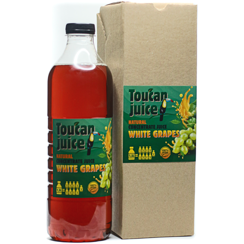 Toucan juice концентрированный сок Белого винограда 1,5л.