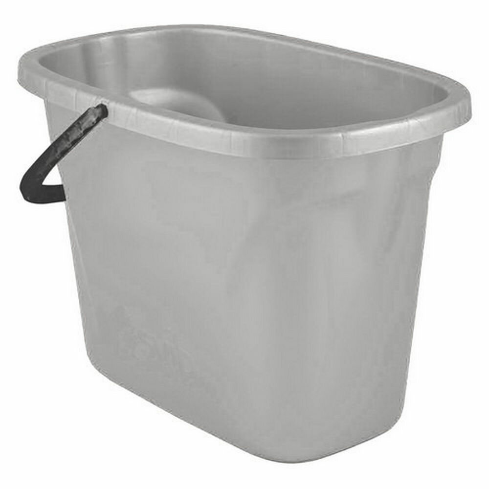 фото Ведро etna прямоугольное 8л серый