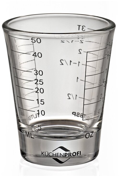 Мерный стакан, d-5 см, h-6 см, 0.05 л, стекло