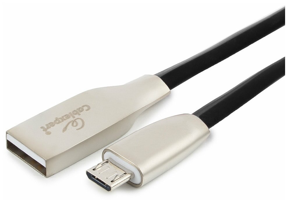 Micro USB кабель Cablexpert CC-G-mUSB01Bk-1M