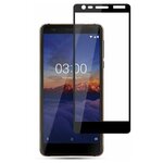 Защитное стекло 5D Glass Pro для Nokia 3.1 черное - изображение