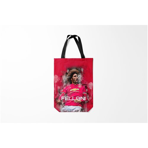фото Сумка-шоппер / 31х42 см / футбол / manchester united fellaini burnettie