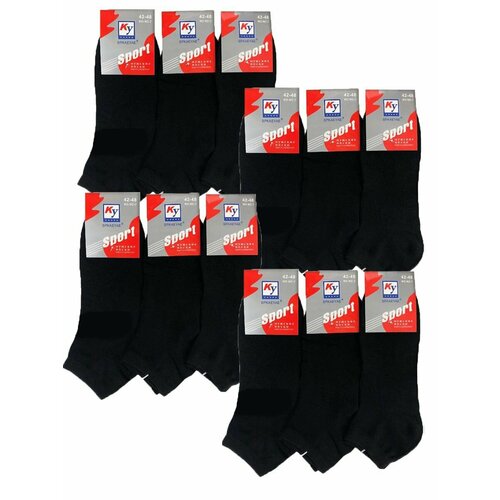 фото Носки , 12 пар, размер 42-48, черный timosh