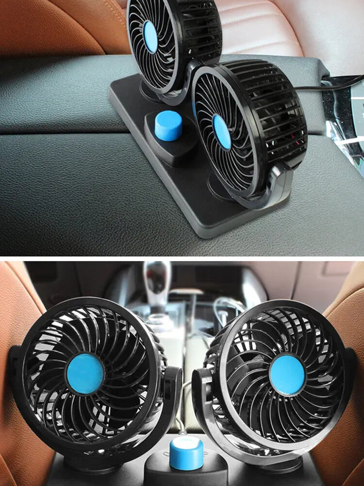 Автомобильный электрический мини вентилятор - фотография № 3