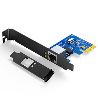 Адаптер UGREEN US230 (30771) Gigabit 10/100/1000Mbps PCI Express Network Adapter. Цвет: черный