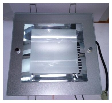 Светильник квадратный под 2 лампы 26w G24d PLC(2U) серый IP20 220В VT 663 (Vito), арт. VT663-2*26W/GREY/G24d