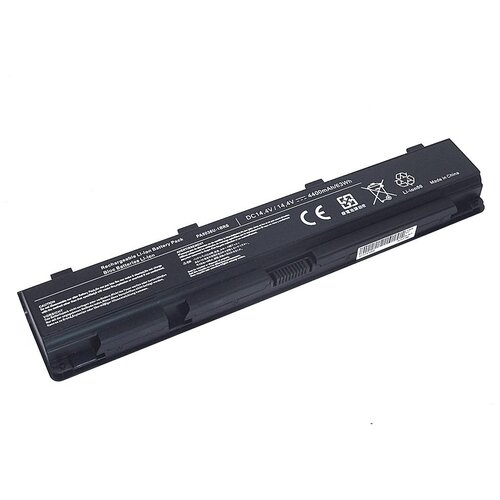 Аккумуляторная батарея для ноутбука Toshiba 5036-4S2P (PABAS264) 14.4V 4400mAh OEM черная вентилятор кулер для ноутбука toshiba qosmio x70