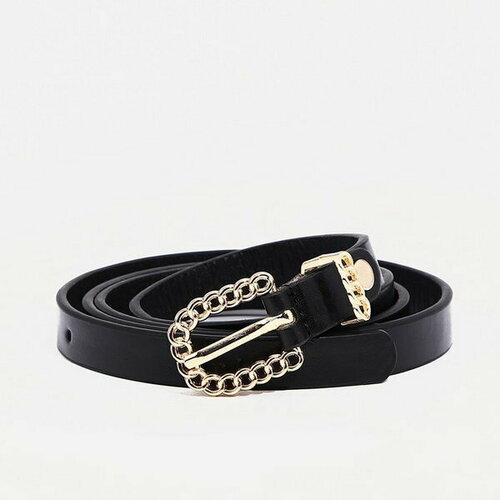 фото Ремень сима-ленд, размер 110, черный сима-лэнд