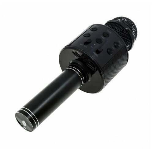 Микрофон-колонка WS-858-1 (Bluetooth), черный