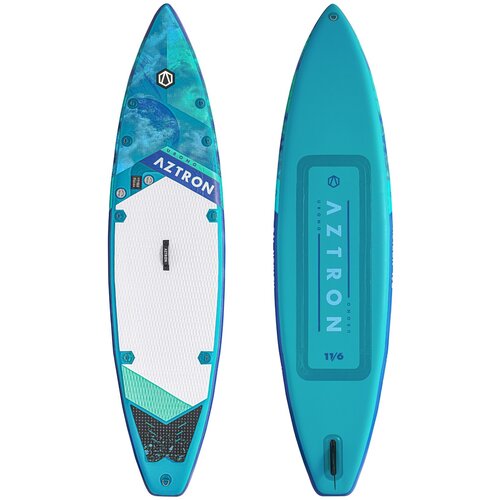 надувная доска sup комплект aztron super nova compact all around isup assorted Сапборд Aztron Urono Touring, 350, голубой/белый