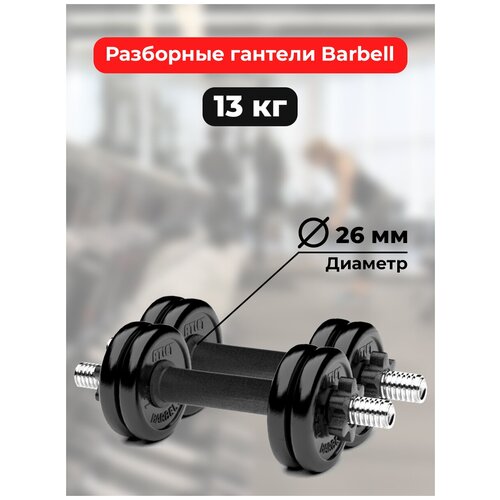 Гантели 6,5 кг - 2шт MB Barbell разборные