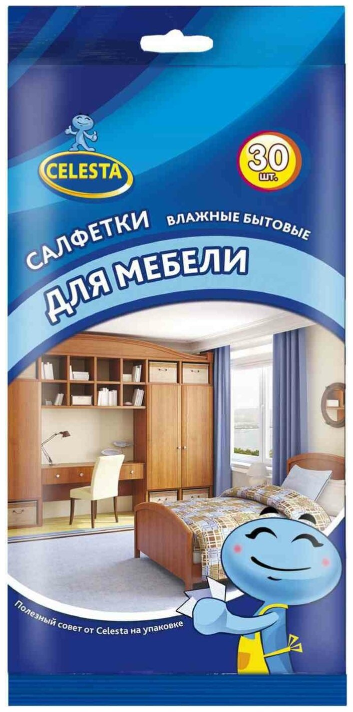 фото Салфетки влажные Celesta Для мебели