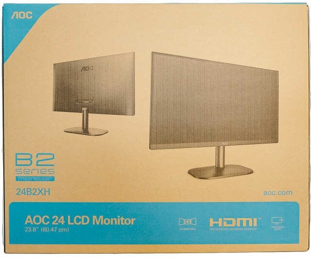 23.8'' AOC 24B2XH 16:9 1920х1080(FHD) IPS, nonGLARE, 250cd/m2, H178°/V178°, 1000:1, 20M:1, 16.7M, 7ms, VGA, HDMI, Tilt, 3Y, Black - фотография № 19