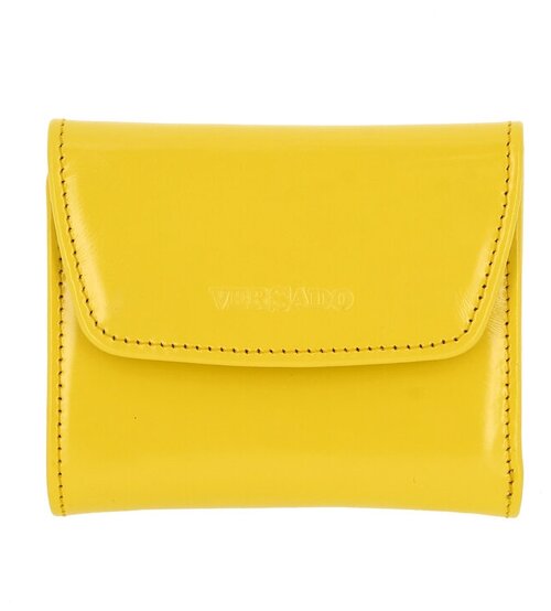 Кошелек Versado 172 yellow, фактура гладкая, желтый