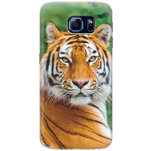 фото Re:pa накладка transparent для samsung galaxy s6 с принтом "портрет тигра"
