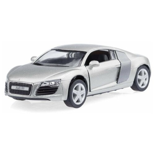 Металлическая модель Audi R8 1/36, серый, Kinsmart