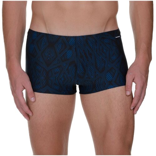 фото Плавки-боксеры "techno freak swim hipshort - blue / black" / bruno banani / синий / размер s