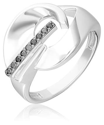Кольцо PLATINA jewelry из серебра 925 пробы с фианитом 
