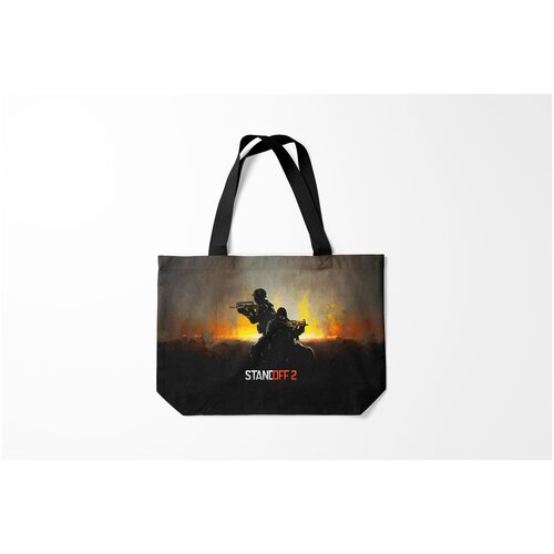 фото Сумка-шоппер / 46х35 см / геймерам / разные игры standoff 2 burnettie
