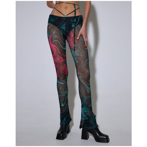 фото Леггинсы mardo._ из сетки, мультиколор, м