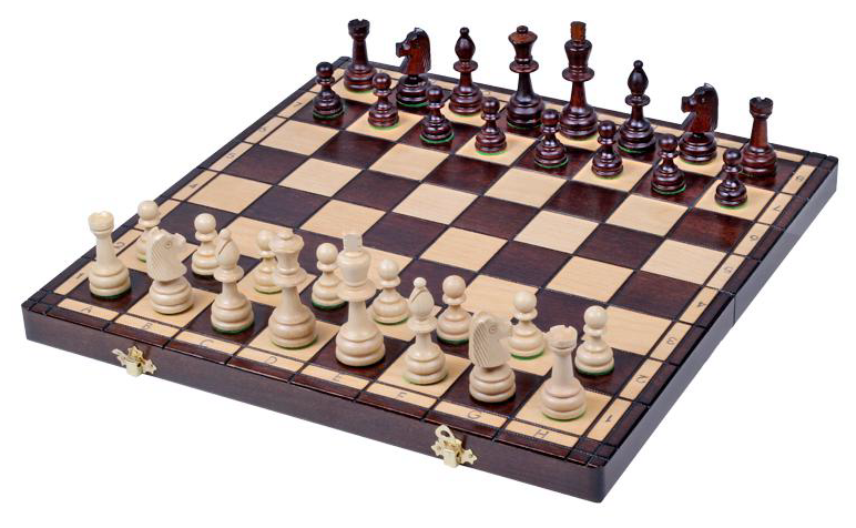 Шахматы классические из дерева "Олимпийские" 40x40 см