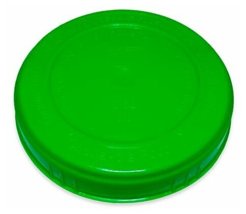 Набор винтовых крышек зеленого цвета, диаметром 82 мм 10шт. и сливных винтовых крышек диаметр 82 мм. 2 шт. - фотография № 1