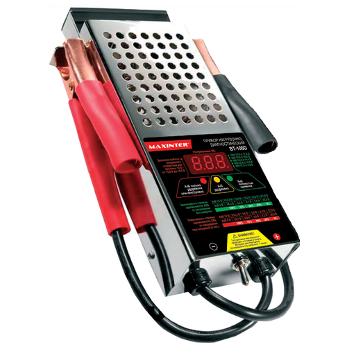 Прибор нагрузочно-диагностический Maxinter BT-100D зарядное устройство maxinter плюс 10 at 12v10a