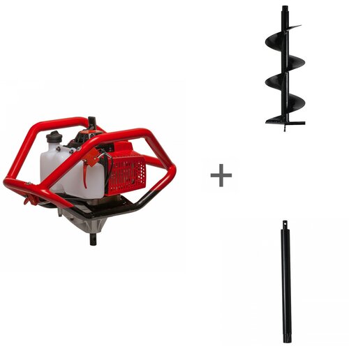 Мотобур ADA Ground Drill 8 со шнеком 250/800 и удлинителем 50 см в комплекте шнек ada instruments drill 300 1000 300x1000 мм