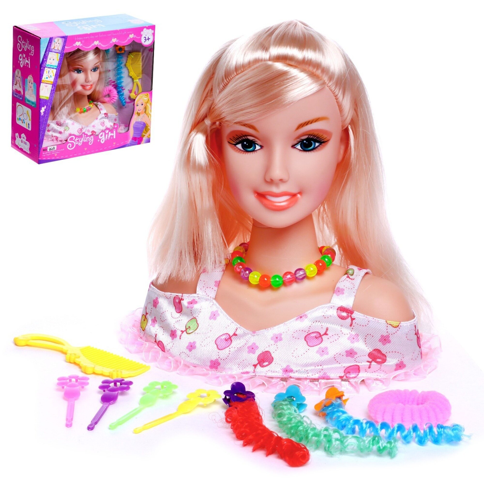 Кукла-манекен Сима-ленд для создания причёсок Красавица с аксессуарами 2683130