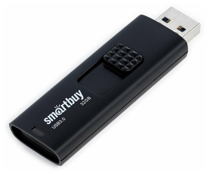USB Flash Drive 32Gb - SmartBuy UFD 3.0 Fashion Black SB032GB3FSK