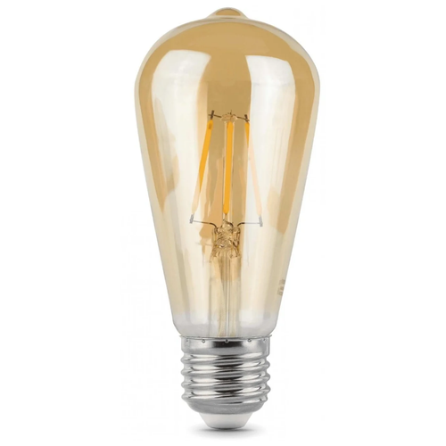 Лампочка Эдисона светодиодная Onviz, 8 Вт, лампа диммируемая, цоколь E27, желтый свет, накаливания филаментная, лофт, 1 шт.
