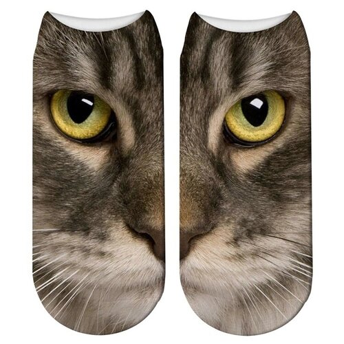 KittyEar Носки для девочки 3D принт с кошками и котами для детей, девочек размер 30