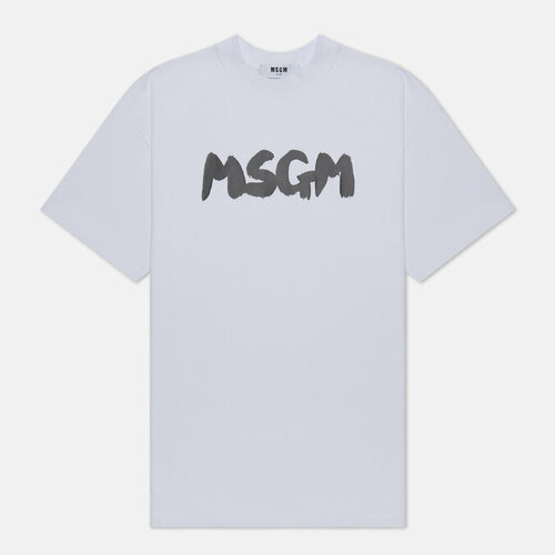 Футболка MSGM, хлопок, размер M, белый