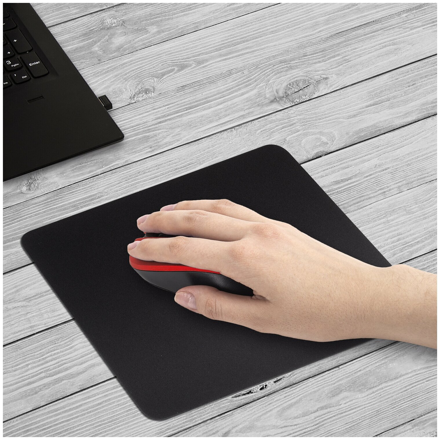 Мышь беспроводная с бесшумным кликом SONNEN V18 USB 80012001600 dpi 4 кнопки красная 513516