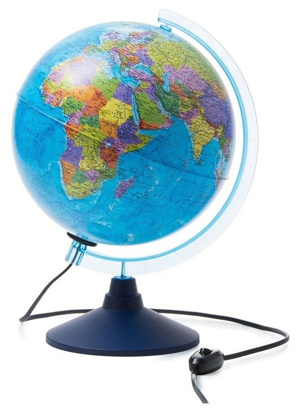 Глобус Globen политический, 25 см, интерактивный, с подсветкой, с очками (INT12500304)