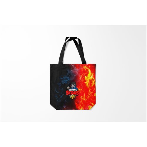 фото Сумка-шоппер / 40х40 см / геймерам / brawl stars crow burnettie